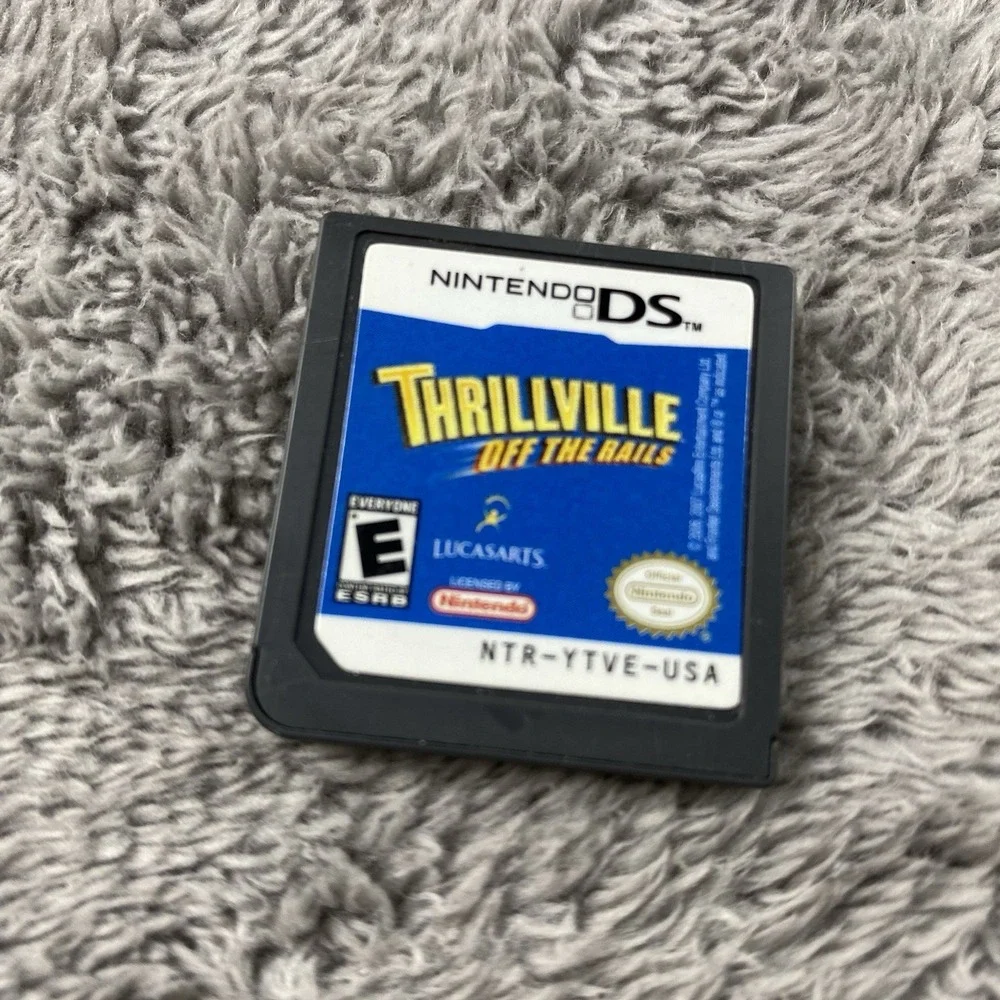 Thrillville: Off the Rails (Nintendo DS, 2007) Game Only